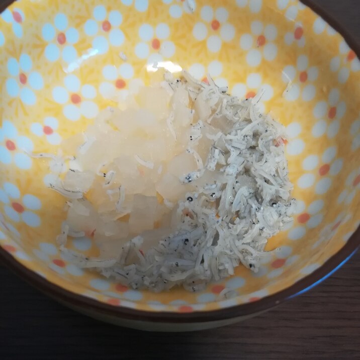 離乳食中期 しらす大根 レシピ 作り方 By もん1223 楽天レシピ 離乳食中期 しらす大根 レシピ 作り方 By もん1223 楽天レシピ